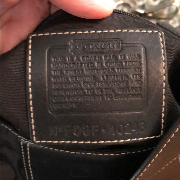 Black Coach Purse - Authentic - EUC - Picture 5 of 8